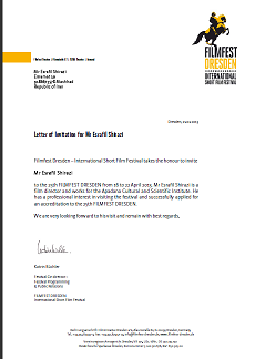 دعوتنامه فستیوال فیلم درسدن آلمان