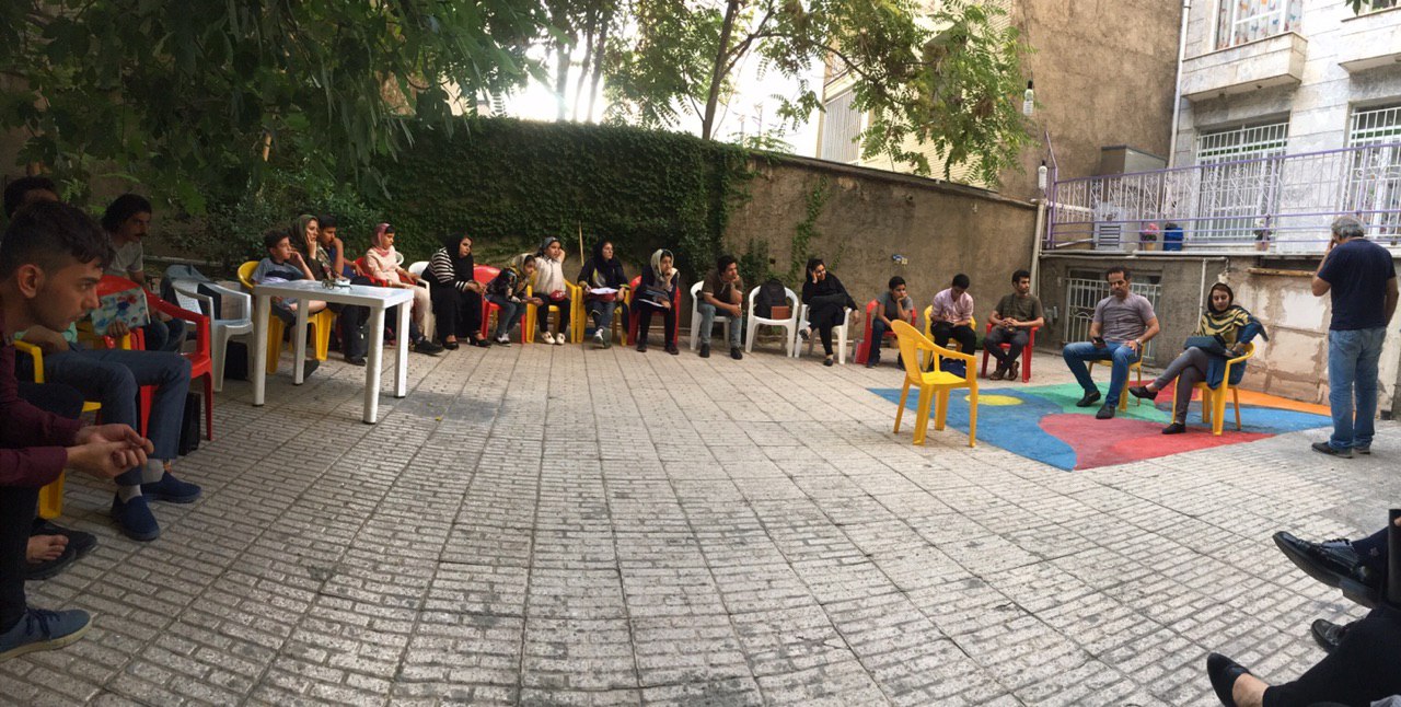 ششمین روز مستر کلاس بازیگری آپادانا