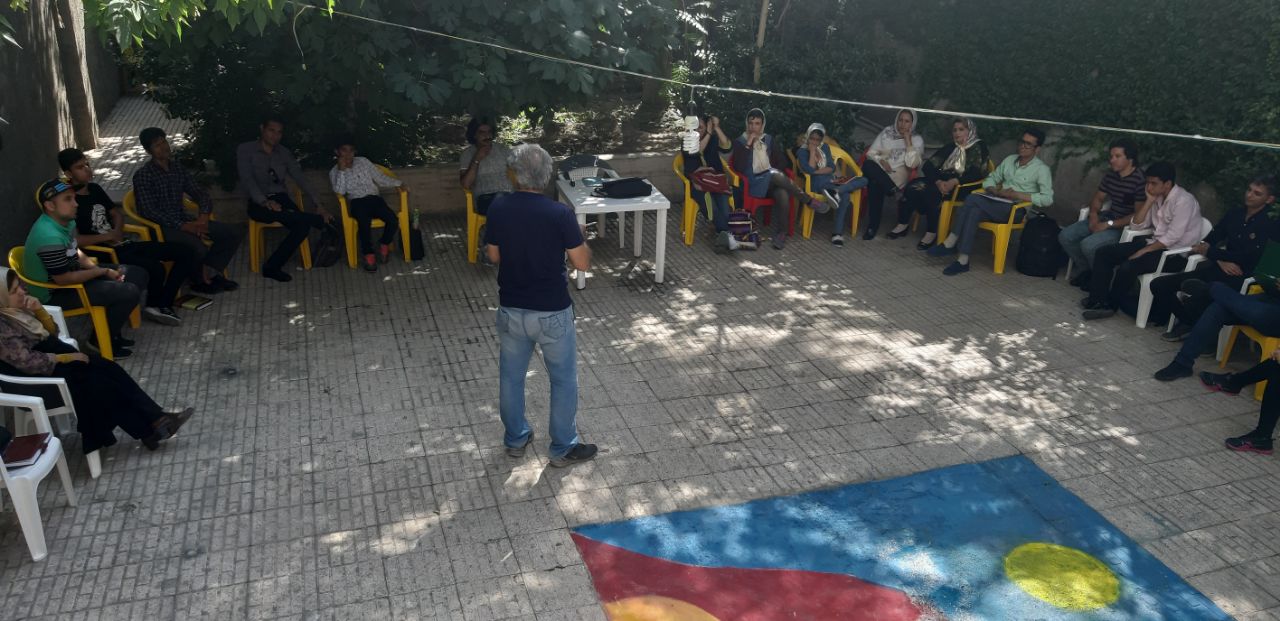 پنجمین روز مستر کلاس بازیگری در آپادانا