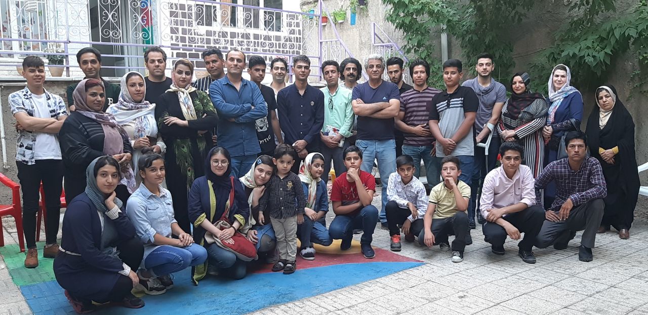 کلاس بازیگری سینمادر آپادانا  با حضور باکیده