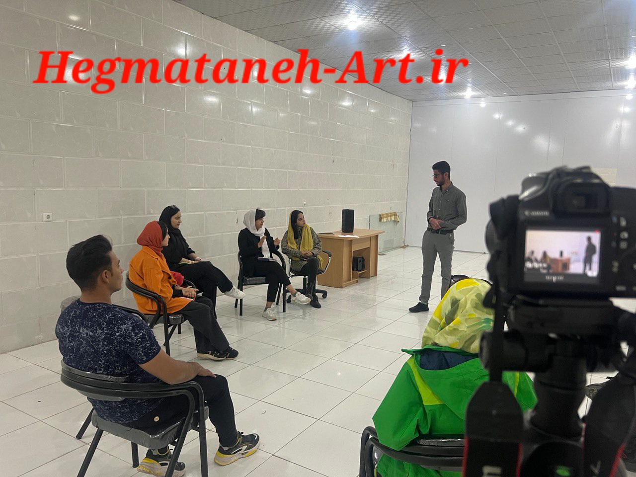 کلاس مقدماتی بازیگری در مرکز هگمتانه کاشمر