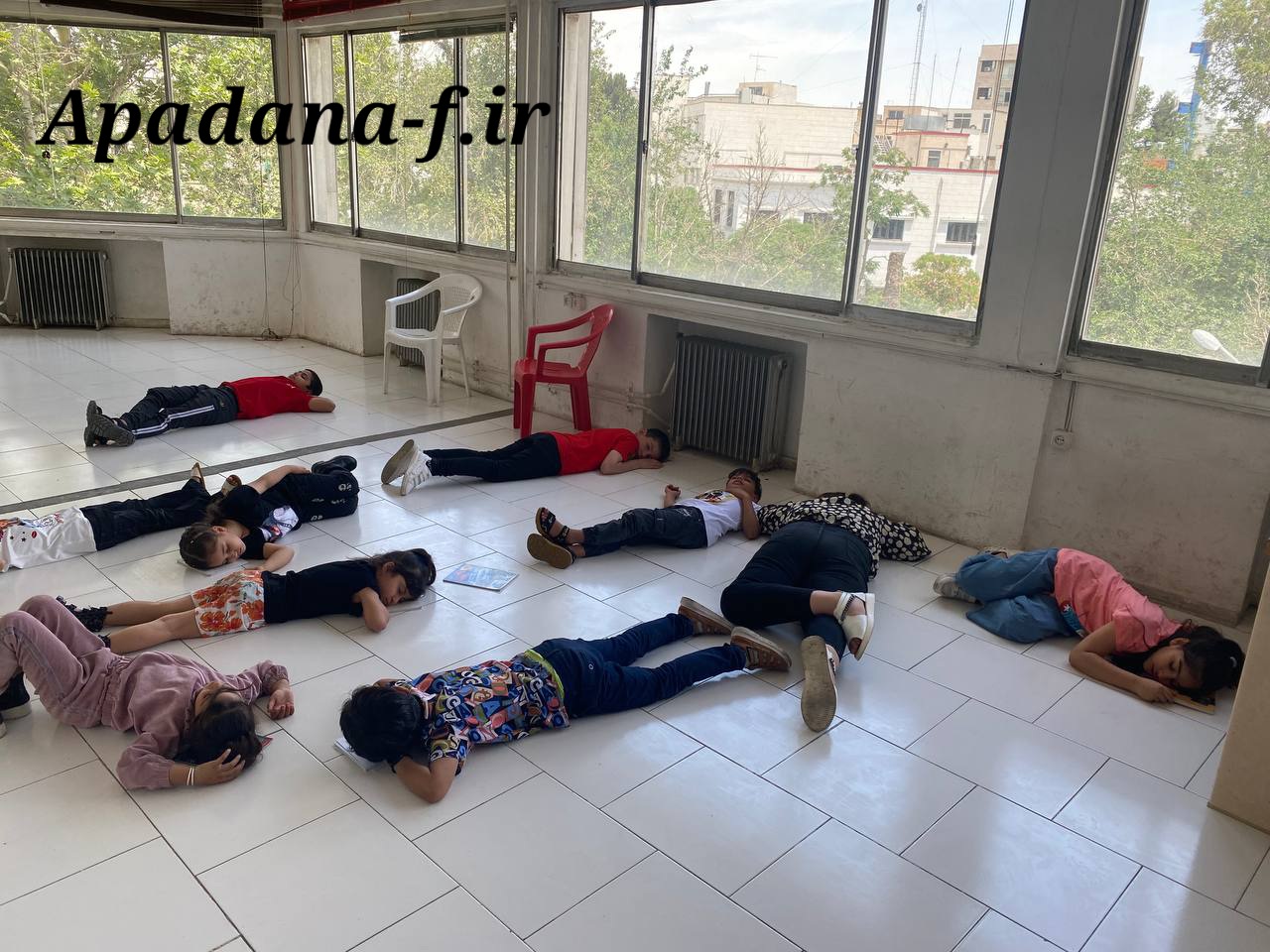 کلاس بازیگری کودکان و نوجوانان اپادانا